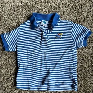 Kansas Jayhawks KU Golf Polo Shirt 3T Creative Knitwear